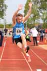 Mens Under-20s Long Jump, 2023 North Eastern Track and Field Champs., Middlesbrough Sports Village, Middlesbrough. Photo: David T. Hewitson/Sports for All Pics